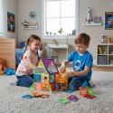 Klocki magnetyczne konstrukcyjne domek autko przyczepka 106 elementów MULTISTORE