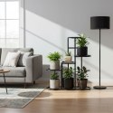 Kwietnik stojący stojak na kwiaty ozdoby 5 poziomów czarny ModernHome ModernHome