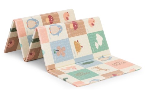 Mata piankowa dla dzieci 200x150 cm edukacyjna dwustronna składana + torba IPLAY IPLAY