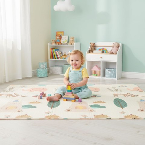 Mata piankowa dla dzieci 200x180 cm edukacyjna dwustronna składana + torba IPLAY IPLAY