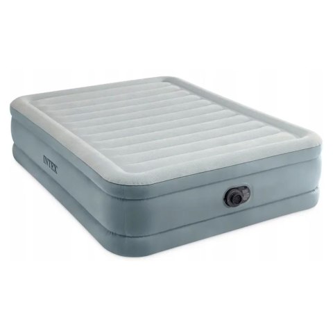 Materac dmuchany dwuosobowy 203x152x46 cm z wbudowaną pompką elektryczną INTEX 64824 INTEX
