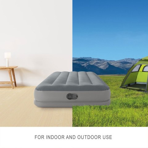 Materac dmuchany jednoosobowy 191x99x30 cm z wbudowaną pompką elektryczną INTEX 64112 INTEX