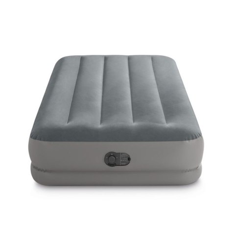 Materac dmuchany jednoosobowy 191x99x30 cm z wbudowaną pompką elektryczną INTEX 64112 INTEX