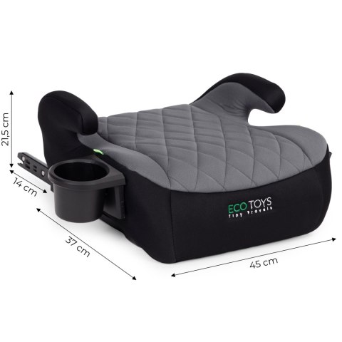 Podkładka ISOFIX samochodowa siedzisko dla dzieci i-SIZE wzrost 125-150 cm uchwyt na napoje ECOTOYS ECOTOYS