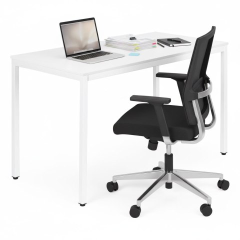 Stół do kuchni jadalni dla 4-5 osób biurko komputerowe 120x60 cm biały ModernHome ModernHome