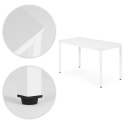 Stół do kuchni jadalni dla 4-5 osób biurko komputerowe 120x60 cm biały ModernHome ModernHome