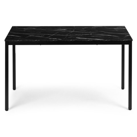 Stół do kuchni jadalni dla 4-5 osób biurko komputerowe 120x60 cm czarny marmur ModernHome ModernHome