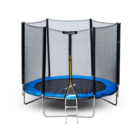 Trampolina ogrodowa z siatką zewnętrzną o średnicy 10 ft 304-312 cm + drabinka Bauerkraft