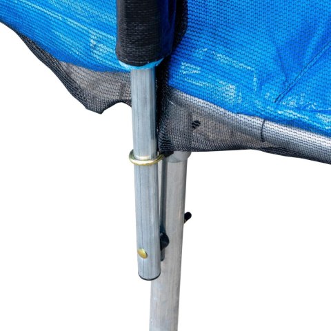 Trampolina ogrodowa z siatką zewnętrzną o średnicy 8 ft 244-252 cm + drabinka Bauerkraft
