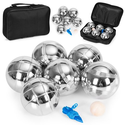 Zestaw do gry w bule kule boules petanque 6 szt. + etui i akcesoria MULTISTORE