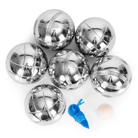 Zestaw do gry w bule kule boules petanque 6 szt. + etui i akcesoria MULTISTORE
