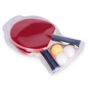 Zestaw do tenisa stołowego 2 paletki do ping-ponga 3 piłeczki MULTISTORE