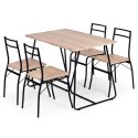 Zestaw mebli do jadalni kuchni stół + 4 krzesła PARIS ModernHome ModernHome