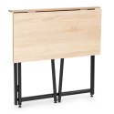 Biurko komputerowe składane 80x45 cm stolik pod laptopa loft ModernHome ModernHome