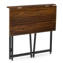 Biurko komputerowe składane 80x45 cm stolik pod laptopa loft ModernHome ModernHome