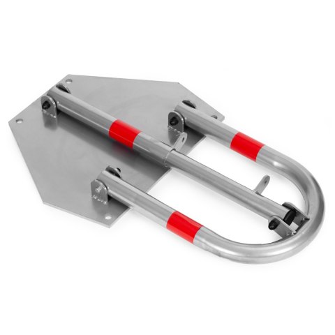 Blokada parkingowa składana zapora 45 cm na kłódkę z odblaskowymi pasami MULTISTORE