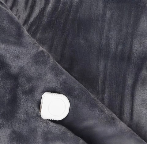 Koc elektryczny dwustronny 120x160 cm mata grzewcza regulacja temperatury pilot Bauerkraft