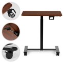 Mobilne biurko regulowane 70x48 cm stolik pod laptopa regulacja wysokości 71,5-112 cm ModernHome ModernHome