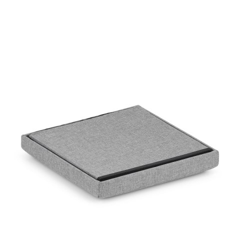 Pufa składana L - 38x38x38cm szara