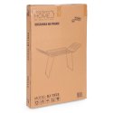 Suszarka na pranie odzież bieliznę stojąca 25 metrów 4 skrzydła składana czarna ModernHome