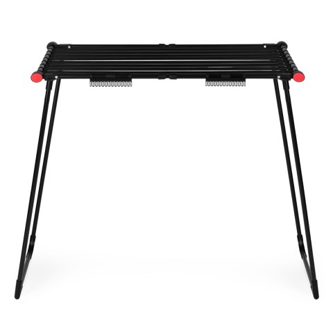 Suszarka na pranie stojąca rozsuwana teleskopowa 19 metrów składana czarna ModernHome