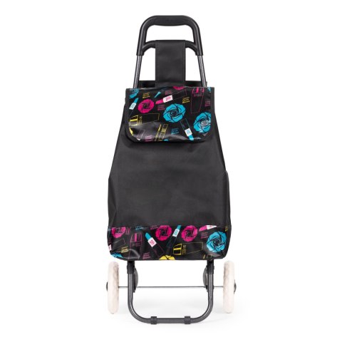 Wózek na zakupy torba 30 litrów ze składanym siedzeniem duże koła ModernHome ModernHome